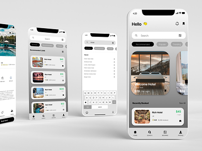 Hotel Booking App UI