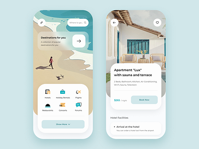 Appartment Booking App UI