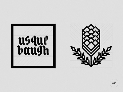 Usquebaugh Craft Beer - Logo beer beer branding branding logo visual identity