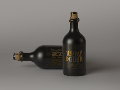Usquebaugh Craft Beer - Special Bottle beer beer bottle beer branding bottle branding visual identity