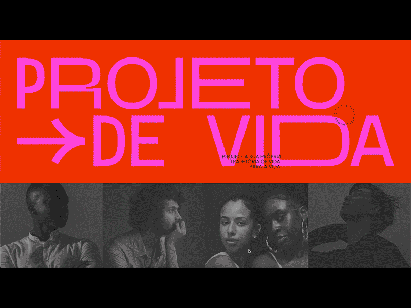 Projeto de Vida Exhibition Site animation branding graphic design logo motion graphics ui