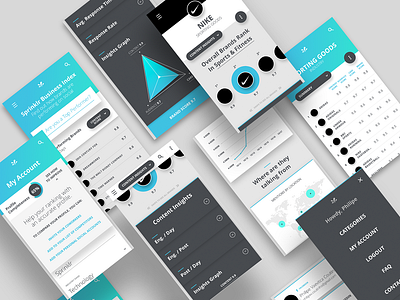 Sprinklr Business Index - Mobile Screens