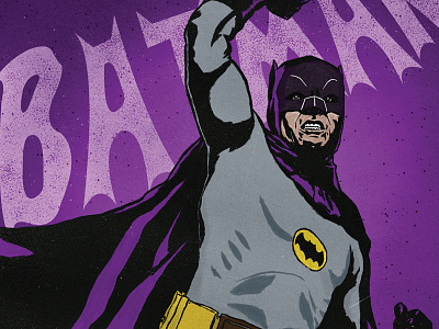 Batman '66 66 adam west bat batman comics dark knight dc gotham hero purple superhero