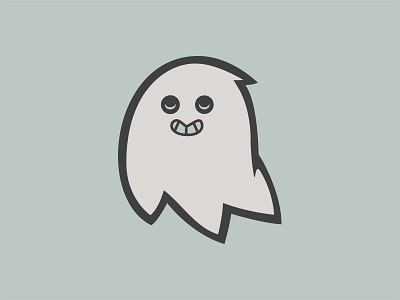 Boo art boo brand branding ghost gray icon logo spooky