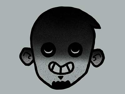New Profile Illustration art black character ghost green head illustration procreate profile
