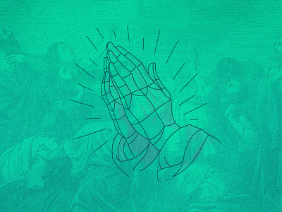 Praying Hands draw drawing emoji hand hands illustration lines pray prayer praying