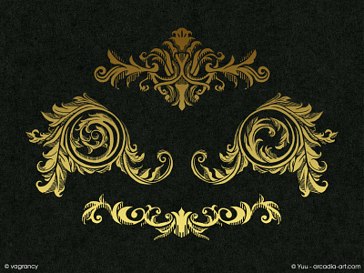 Decoration Design : MUSA deco gold music