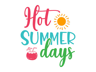 Hot Summer Days design app branding crafts design graphic design hot illustration jpg logo seasonal summer svg ui vector