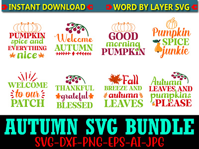 Autumn Svg Bundle