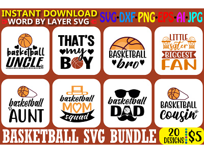 Basketball Svg Bundle.