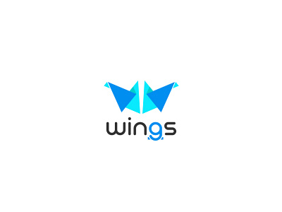 W'' Letter For Wings logo design concept 3d logo logo design new logo design w letter logo w logo design wings logo design