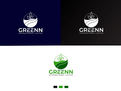 Natural Greenn Logo Design concept 3d title brand logo branding company logo design fram logo graphic design green logo letter effect logo logo desgin natural logo new logo style text