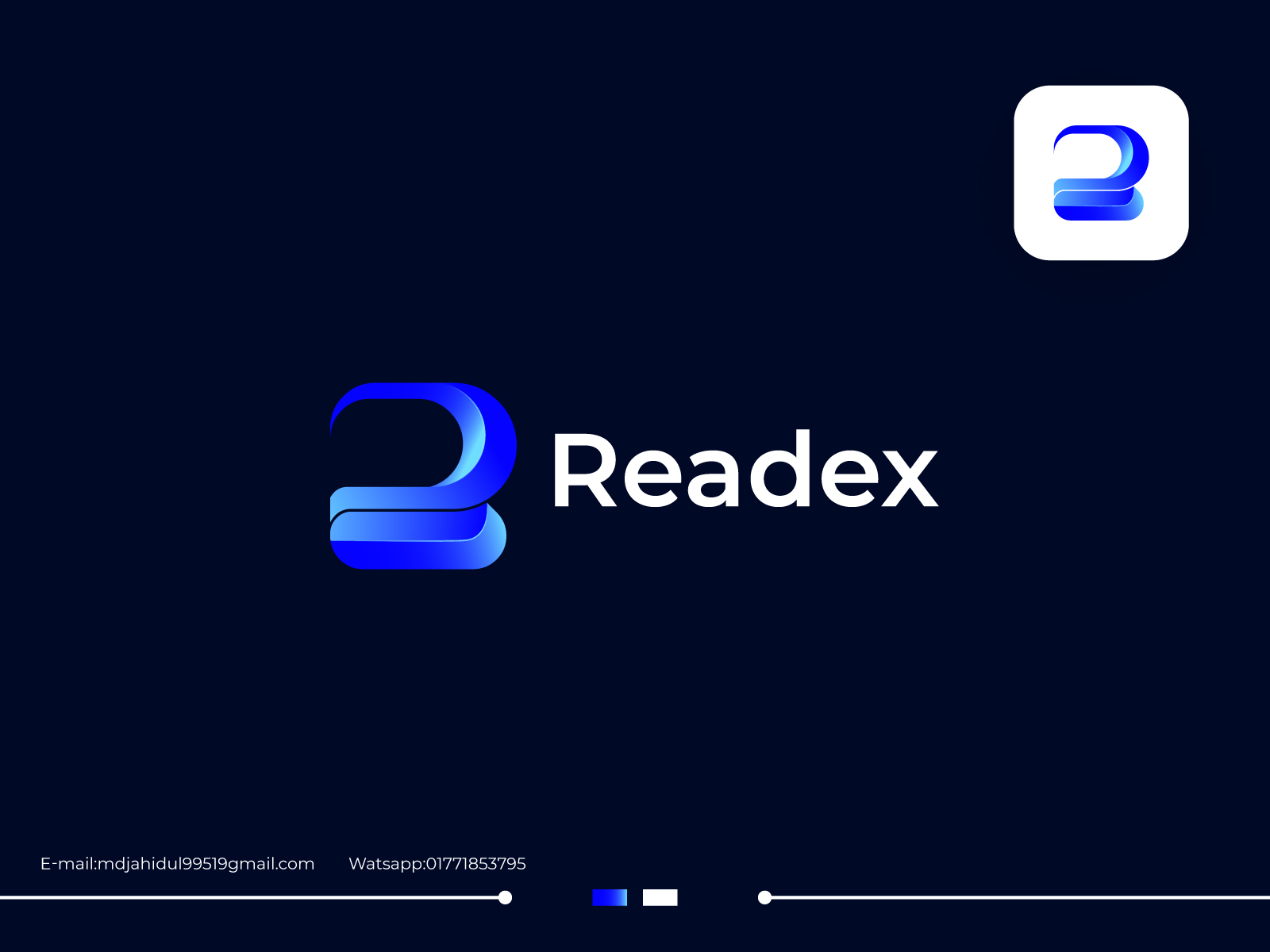 R Letter Logo For Readex Logo Design Concept By Md Jahidul99 On Dribbble