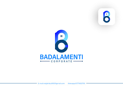 Letter B+C=Badalamenti Corporate Logo Design Template 3d bc logo brand logo branding compane logo corporate logo graphic design letter logo logo logo concept logo design new logo