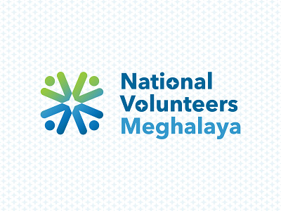 National Volunteers Logo branding design flat illustration logo logodesign vector volunteers