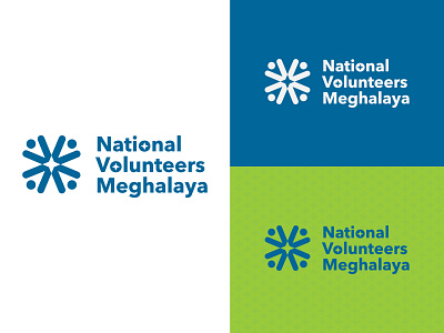 National Volunteers logo branding design flat illustration logo logodesign vector