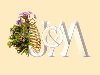 JM Monogram [WIP] 3d 3dart design graphic design letterform logo logodesign logotype monogram wedding