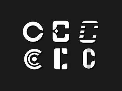 Letterform Exploration 'C' branding design flat icon letterform lettermarkexploration logo logodesign logotype minimal type typography vector