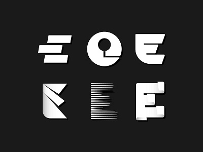 Letterform Exploration 'E'