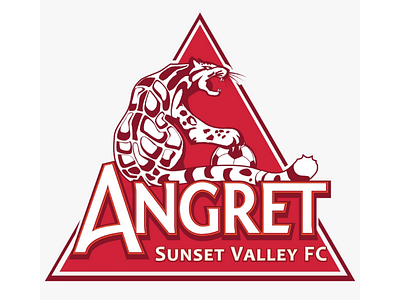 Angret, football crest animal logo ball clouded leopard crest football leopard logo logodesign soccer sports logo