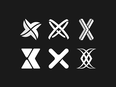 Letterform Exploration 'X' branding design flat icon letterform lettermarkexploration logo logodesign minimal type typography