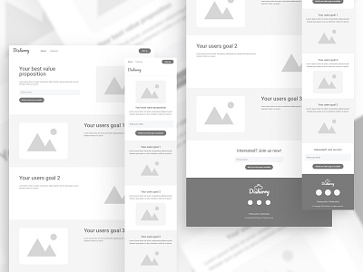 Pre-release sign-up wireframe ui ux website wireframe wireframes