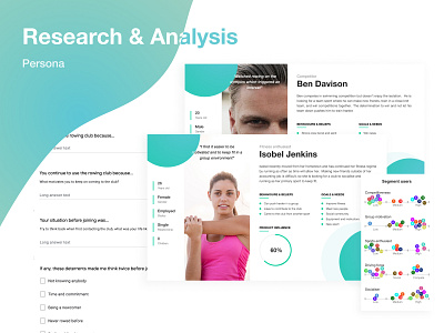 Southsea Rowing Club Persona analyse persona research segment survey ux