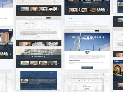 Royal Beach Hotel website design ui website
