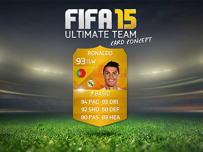 FIFA 15 | CARD DESIGN CONCEPT 15 card concept design fifa game team ui ultimate