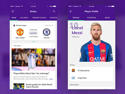 Kickee Football App