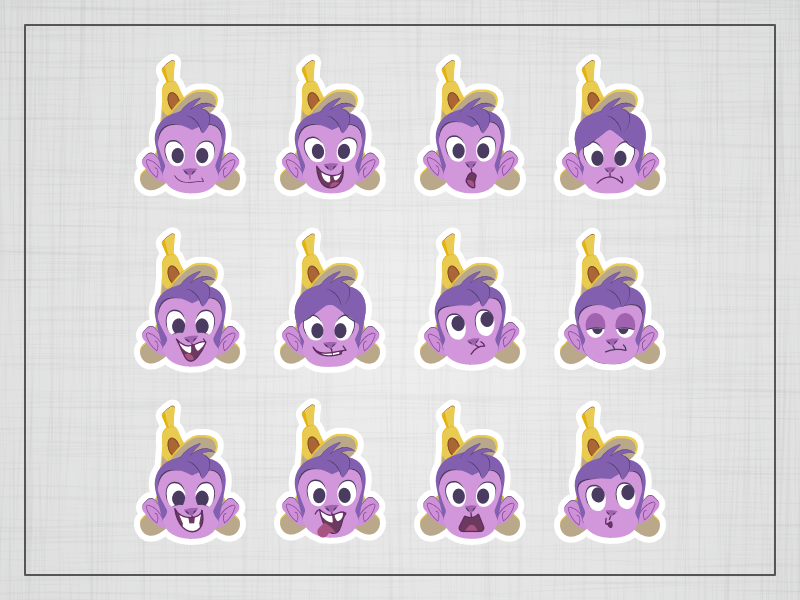 Expression Design (Catu) concept characters stickers illustration expression avatar
