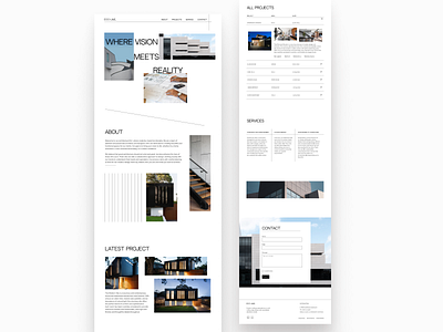 Minimal Architect Landigpage