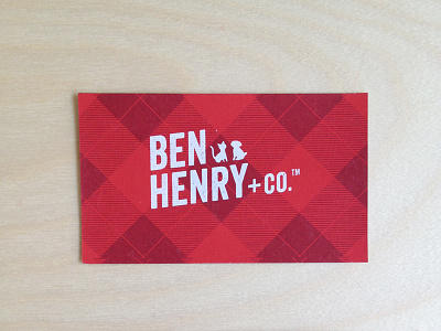 Ben Henry + Co. Business Card