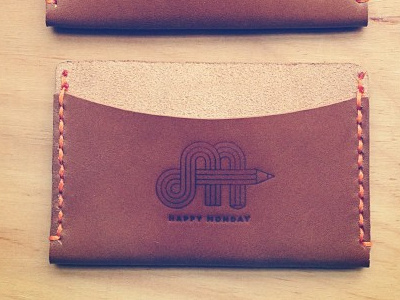 Business Card Case branding happy monday swag