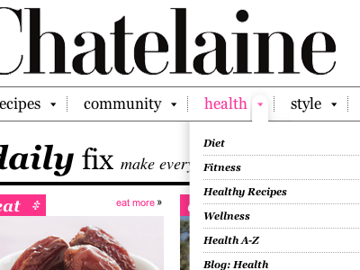 Chatelaine.com full redesign chatelaine design magazine