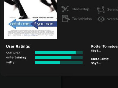 taylor TV iPad interface