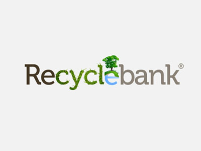 Recyclebank logo for Earthday design logo recycle