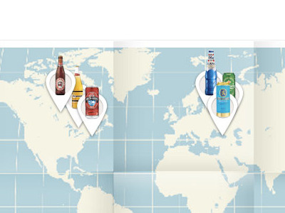 Beer map design interface ui