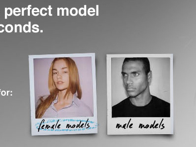 Trying out alternative way to find models design fashion interface models ui