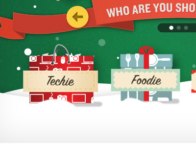 Christmas gift selector christmas tool ui