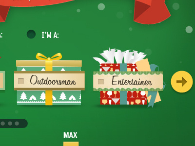 Gift selector tool UI gift selector tool ui web app