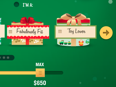 Gift icons for gift selector gift icons ui web app
