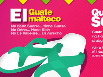 Guate es Calida graphic design illustration web design