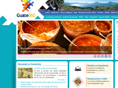 Guatemala 360 logo work web design