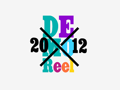 Reel 2012 intro colors design intro motion pastel promo reel sweet typography