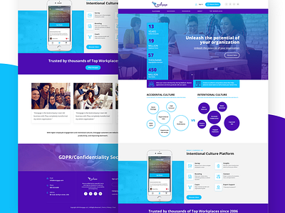 Energage Website design graphic design ui website