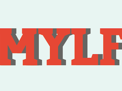 New typeface for Ma. Youth Leadership high school leadership logo mylf red shadow students