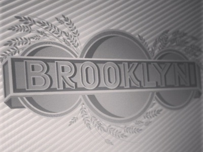 See you in Brooklyn brooklyn custom type design type treatment wheat