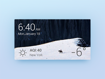 Weather Widget widget