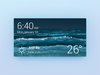 Weather Widget widget